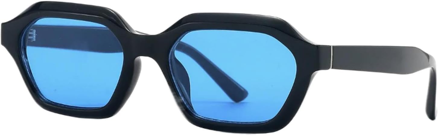 

Солнцезащитные очки с защитой от УФ-излучения UV400 | Маленькая оправа в стиле панк с градиентом | Для женщин и мужчин, для занятий спортом на открытом воздухе и вождения DSVIGF, C4