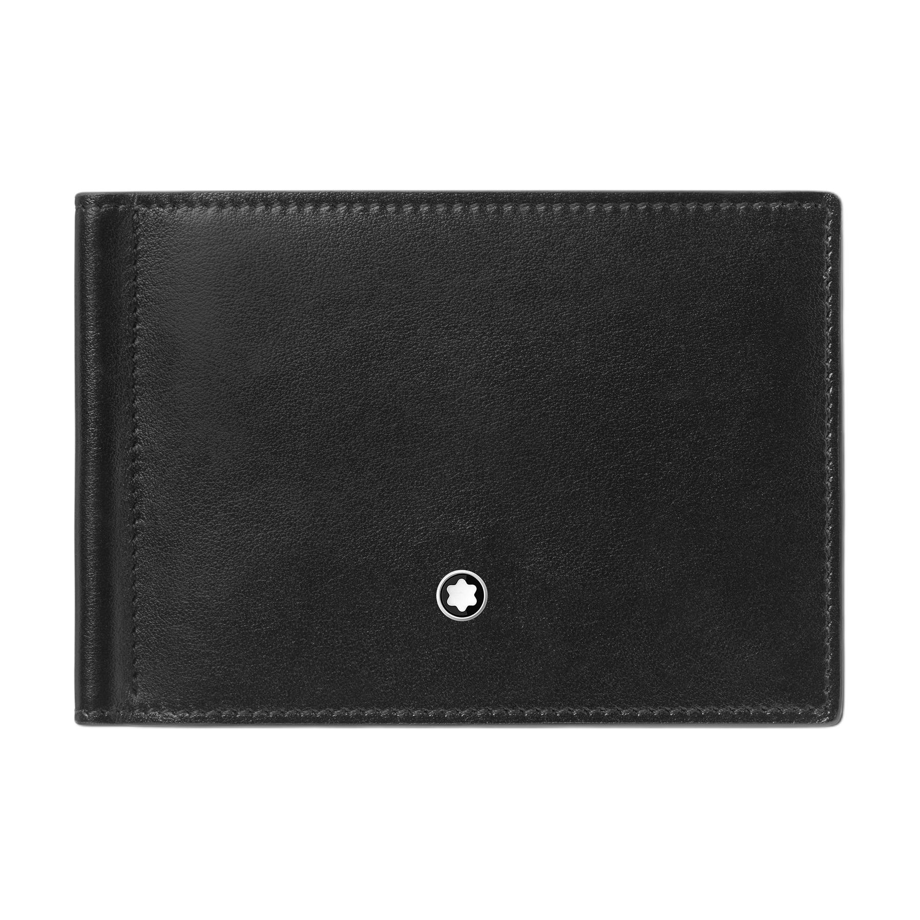 

MONTBLANC Кожаный кошелек для мужчин Black