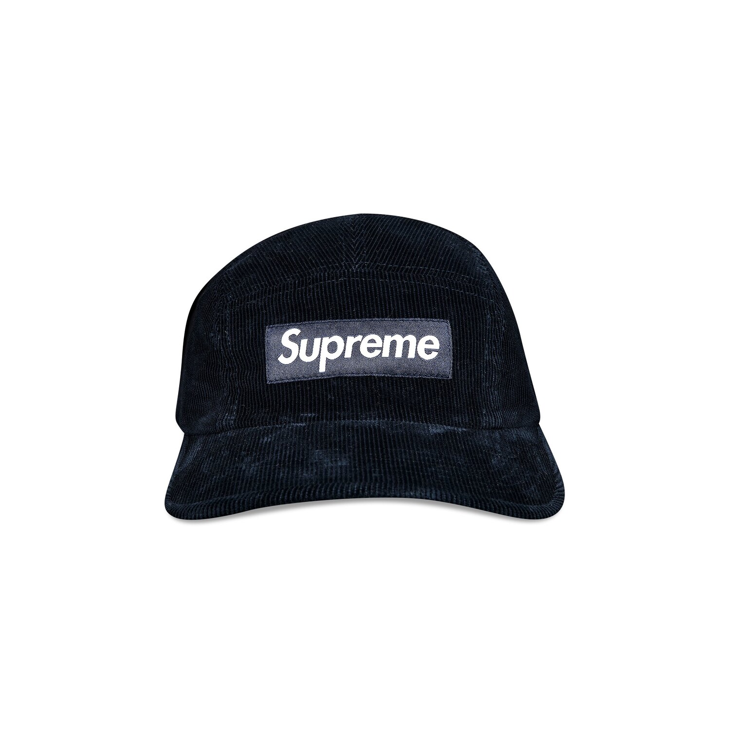 

Вельветовая кепка Supreme Fine Wale, темно-синяя