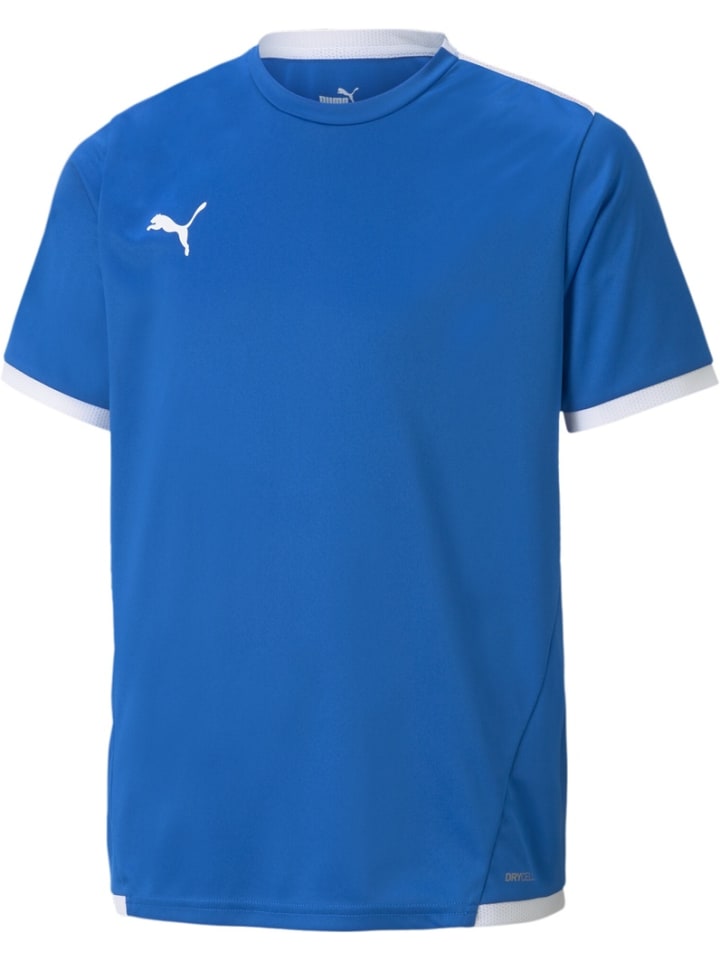 

Спортивная футболка "TeamLIGA Jersey Jr" синего цвета Puma