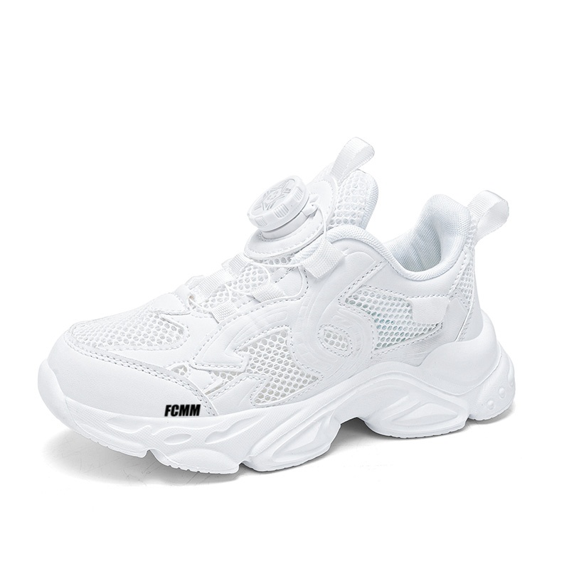 

Нескользящие износостойкие низкие повседневные кроссовки для детей FCMM, белый
