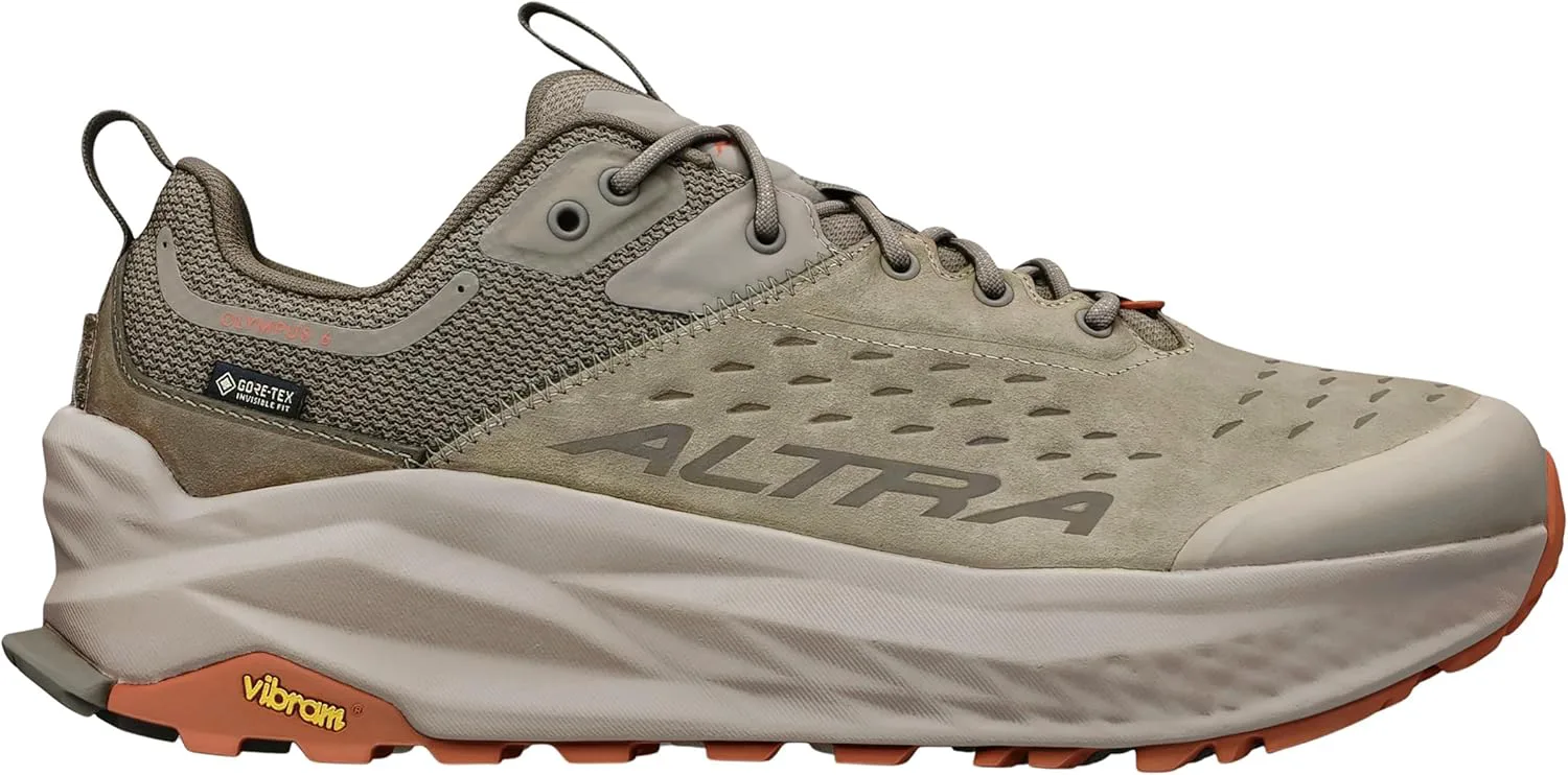 Мужские походные кроссовки ALTRA Olympus 6 Hike Low GTX, коричневый