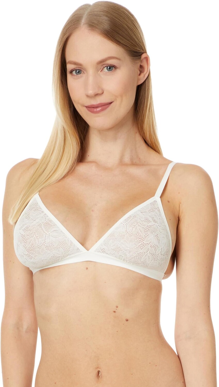 

Бюстгальтер Eberjey Soft Stretch Triangle Bralette, цвет Ivory