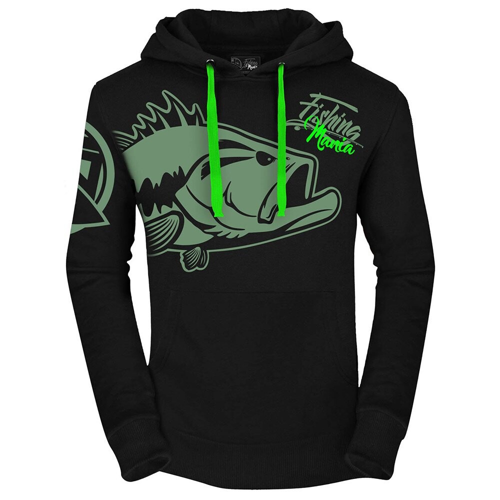 

Толстовка Hotspot Design Fishing Mania Bass, черный
