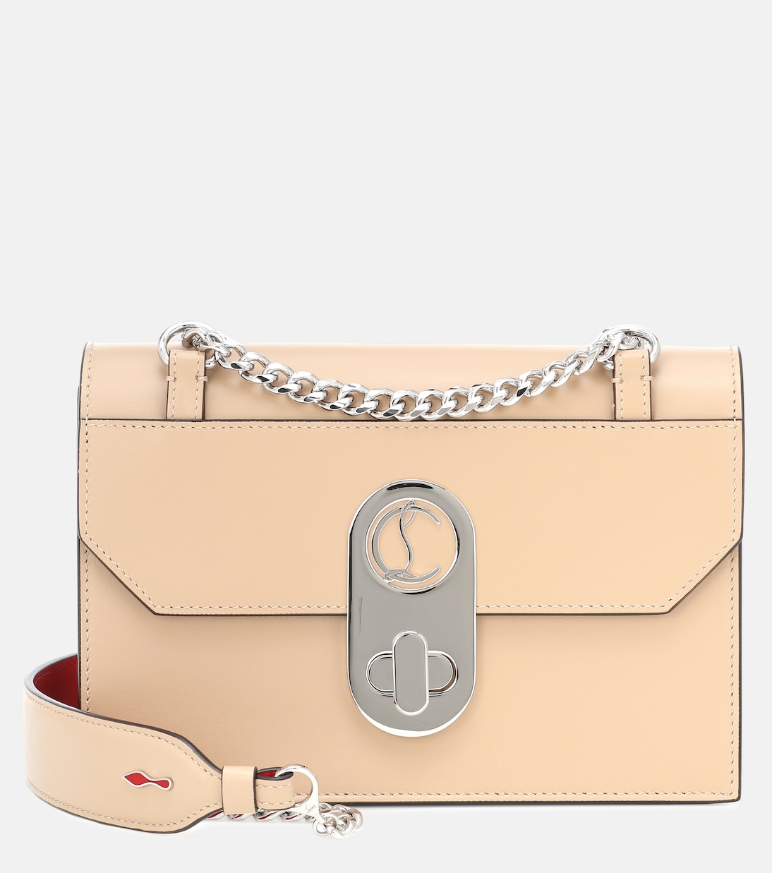 

Элиза Маленькая кожаная сумка через плечо Christian Louboutin, Nude 1