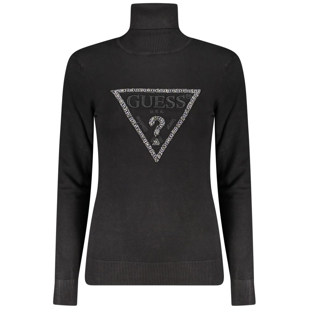 

Черный женский свитер из вискозы Guess Shoes