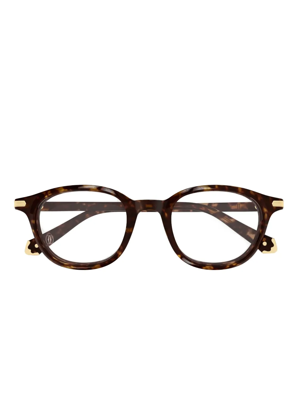 

Очки в круглой оправе Cartier, коричневый