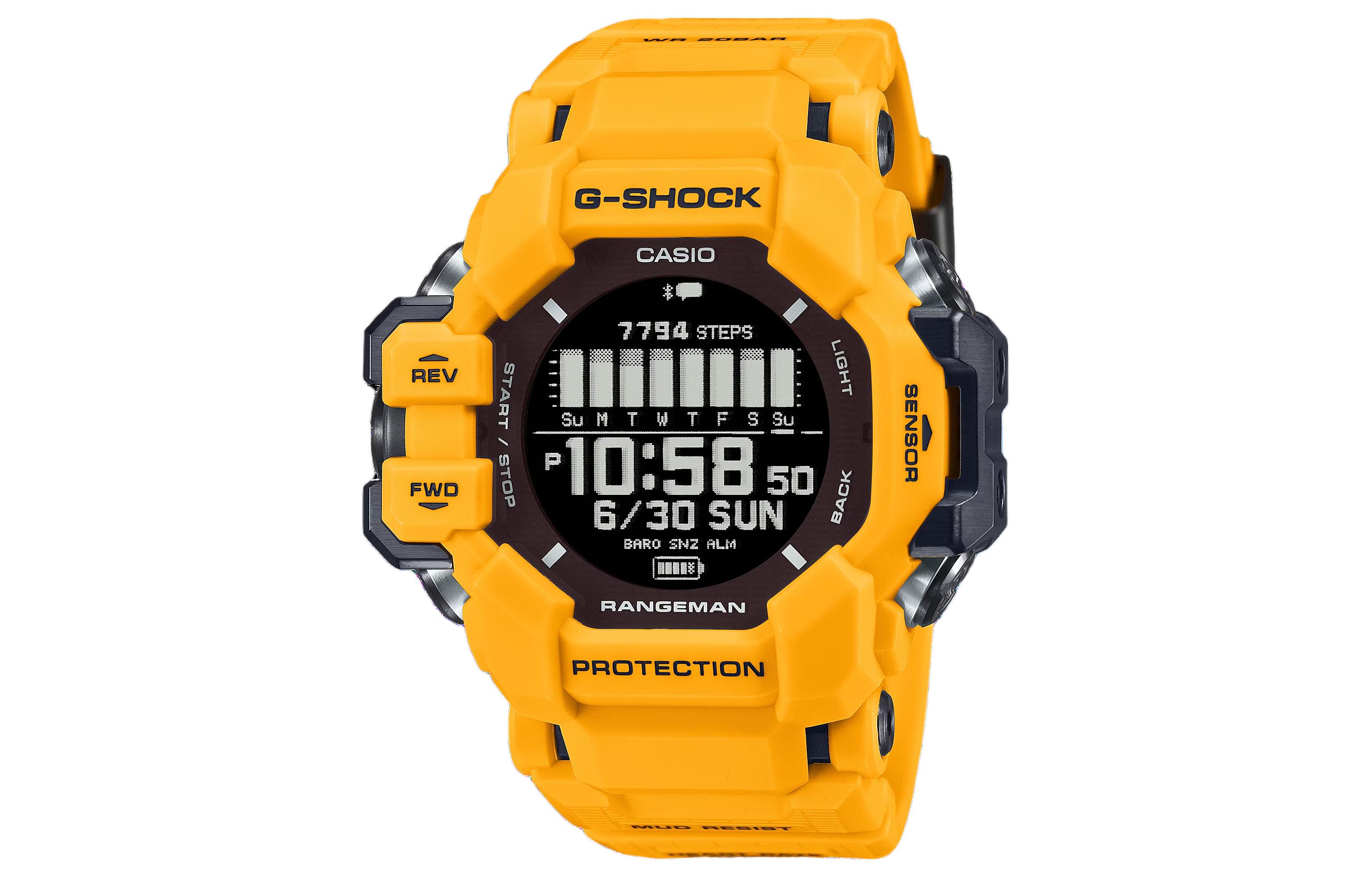 

CASIO Часы Men MASTER OF G-LAND Series Black Watch GPR-H1000-9JR, Black Dial