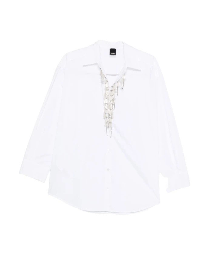 

Стильная белая рубашка для женщин Pinko, белый