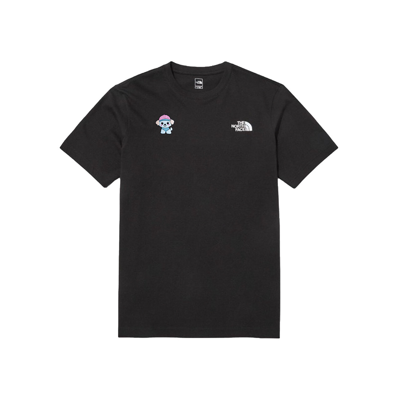 

Футболка унисекс черная The North Face, черный