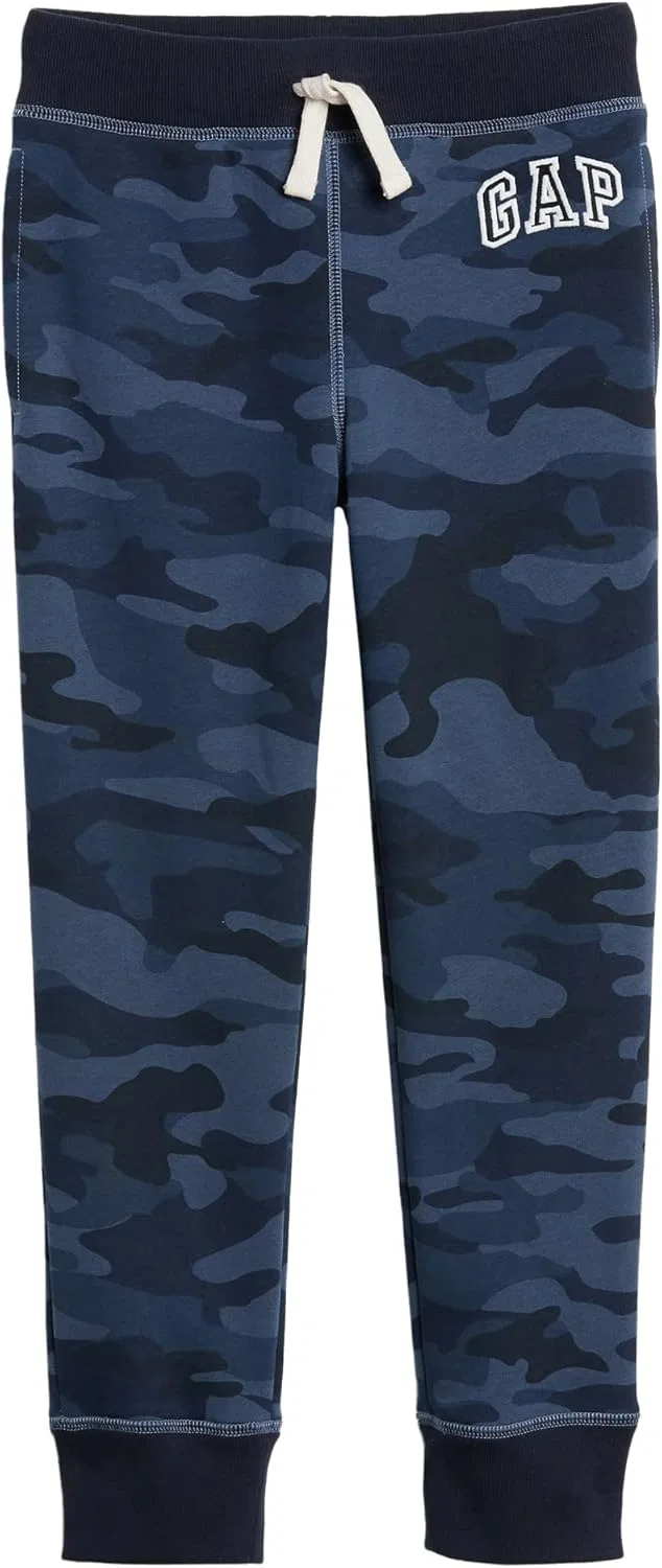 Спортивные брюки-джоггеры Gap Boys Heritage Logo Pull-on, Blue Camo