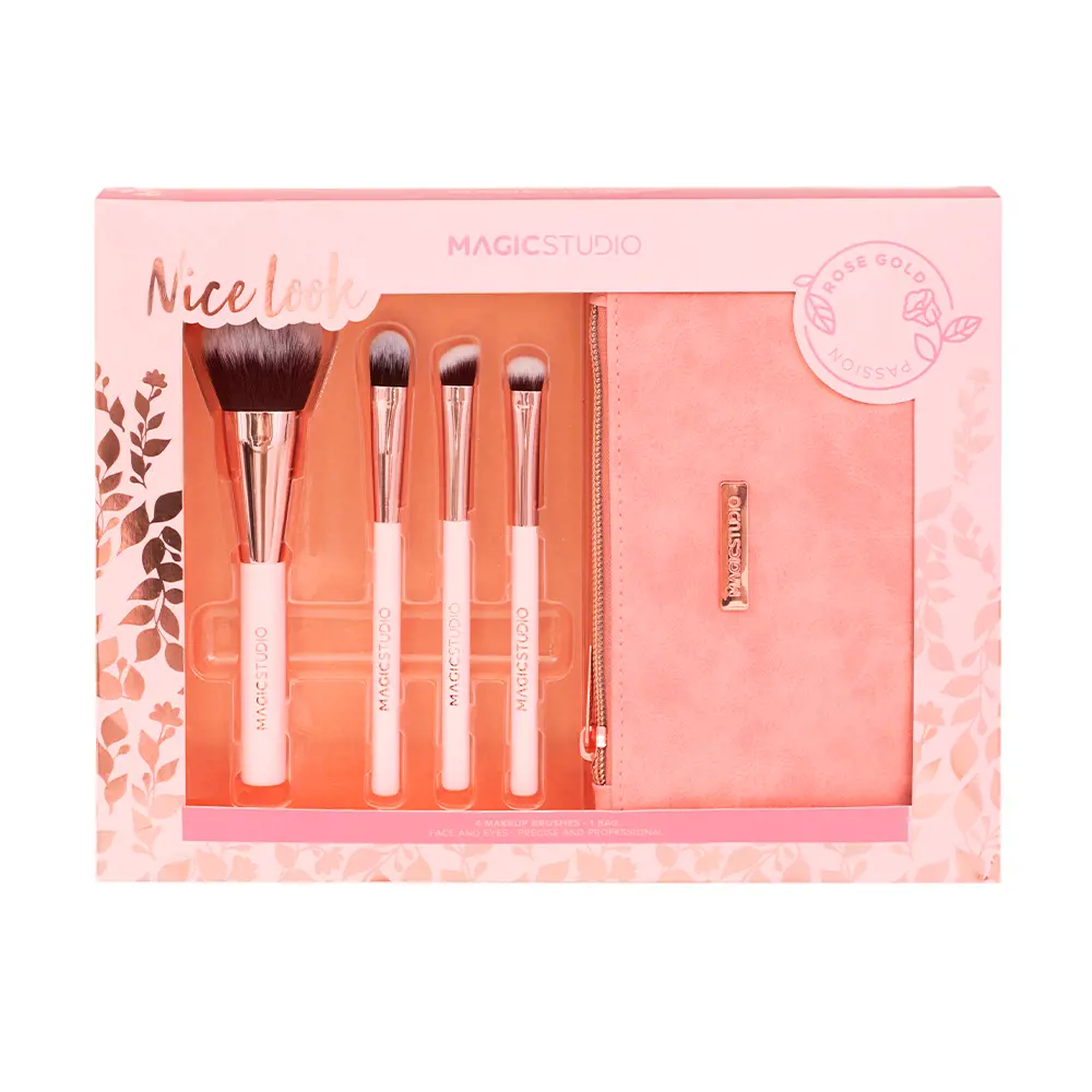 

Кисть для лица Rose gold brushes lote Magic Studio, 5 шт.