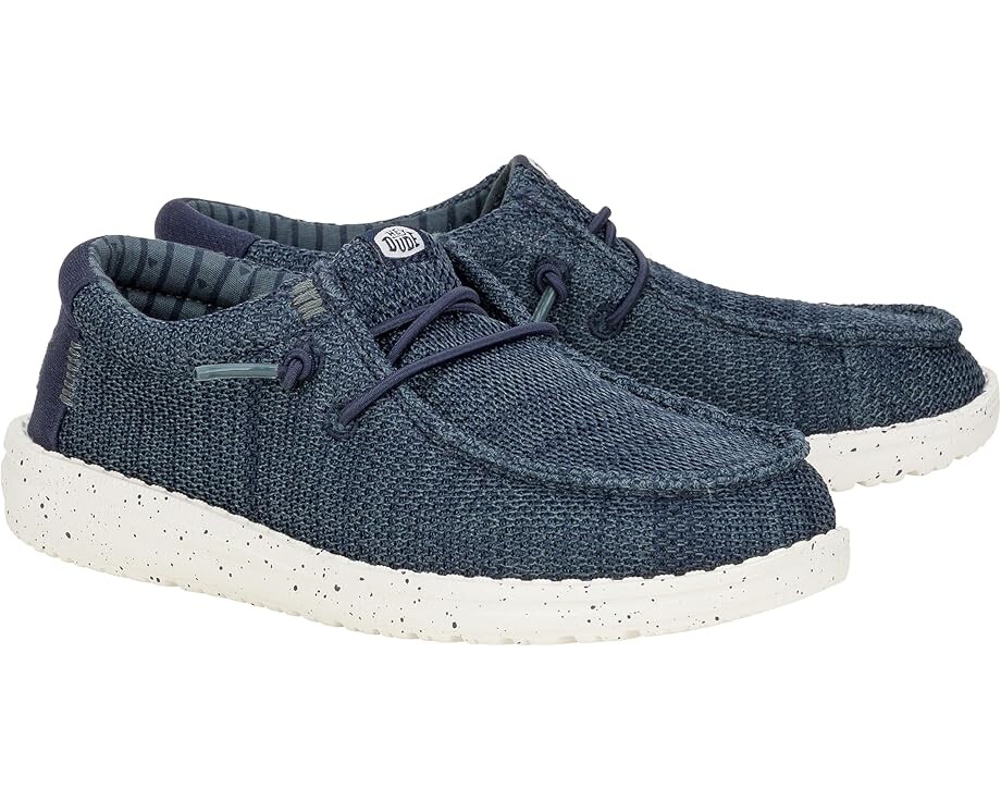 

Лоферы Hey Dude Kids Wally Stretch Sox, темно-синий
