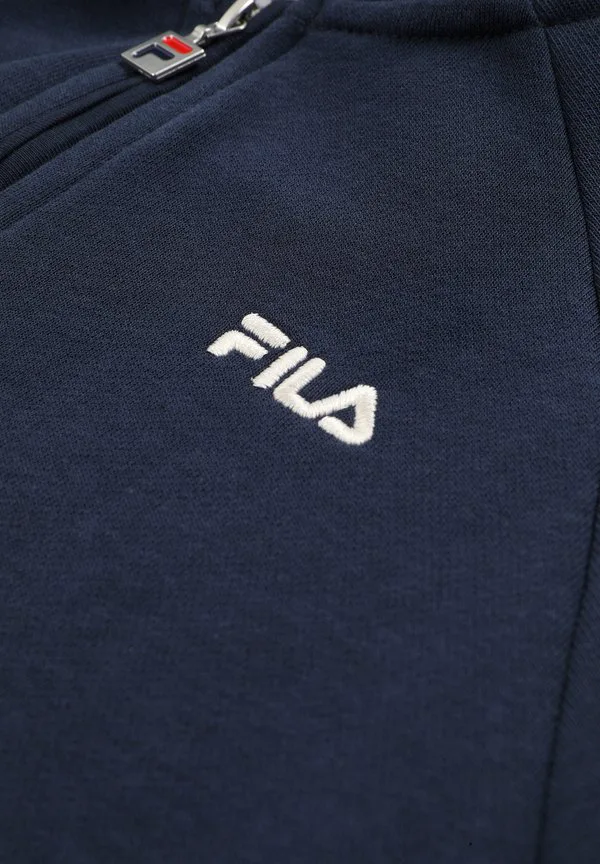 Одежда nugola обычная толстовка с капюшоном на молнии Fila, Black Iris — фото 3