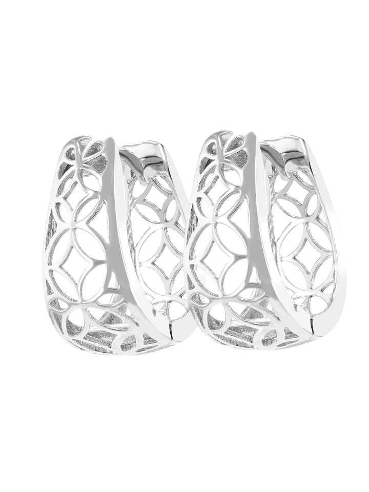 

Adeliás Женские серьги - серьги-кольца на шарнирах из серебра 925 пробы