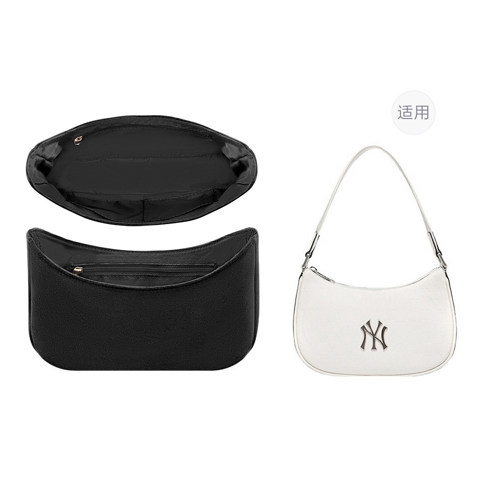 

Lan Bao Fan Металлическая сумка для женщин с жемчужной цепочкой, MLB Shoulder Bag-Black Dralon Liner[Bag Not Included]