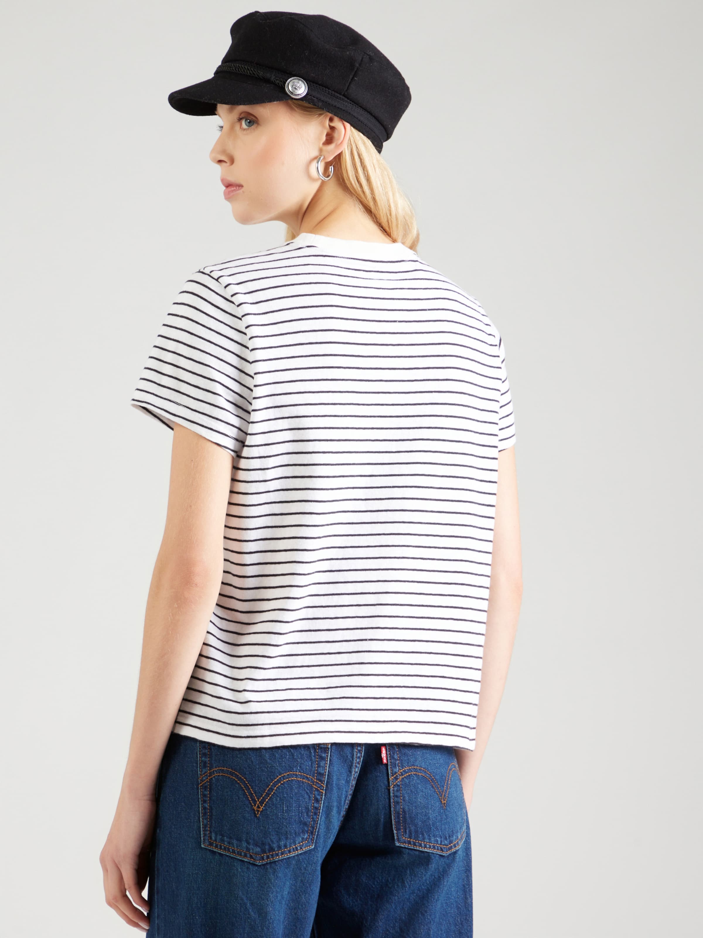LEVI'S  Футболка 'Favorite Slub Tee' в белом цвете — фото 4