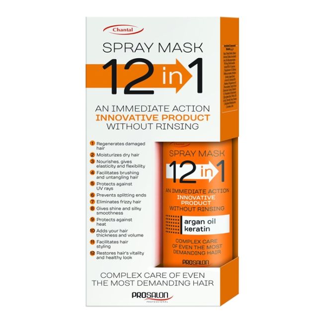 

Prosalon 12 в 1 спрей-маска для волос Prosalon Professional, 150 гр