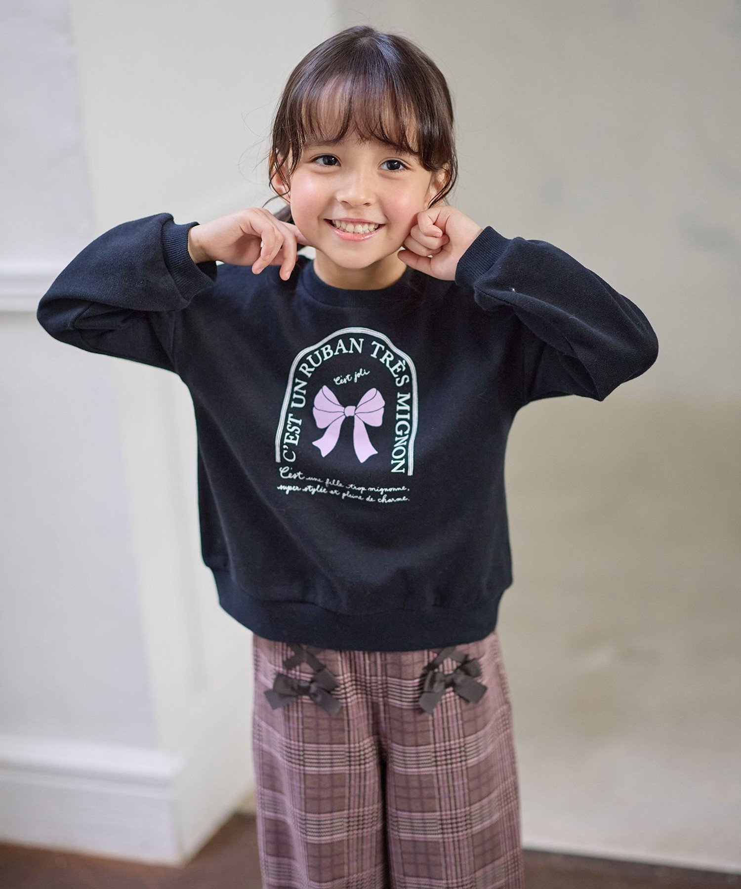 Флисовая толстовка 7days ANY KIDS, Black x Ribbon [005] — фото 3