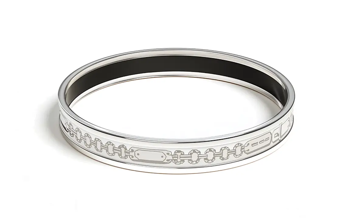 HERMES Серебряный браслет для женщин Silver