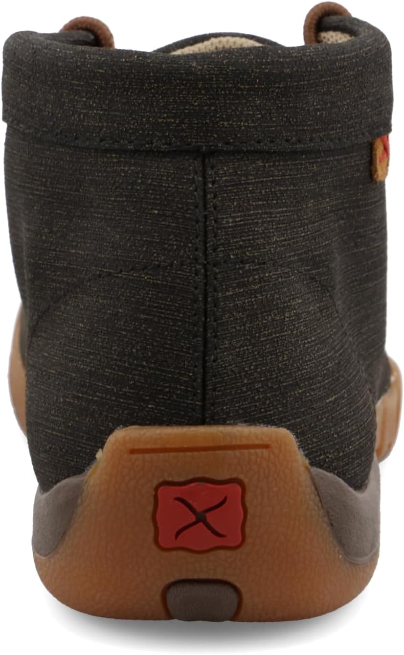 Ботинки Twisted X для мужчин Work Steel Toe Chukka Driving Moc, Charcoal — фото 3