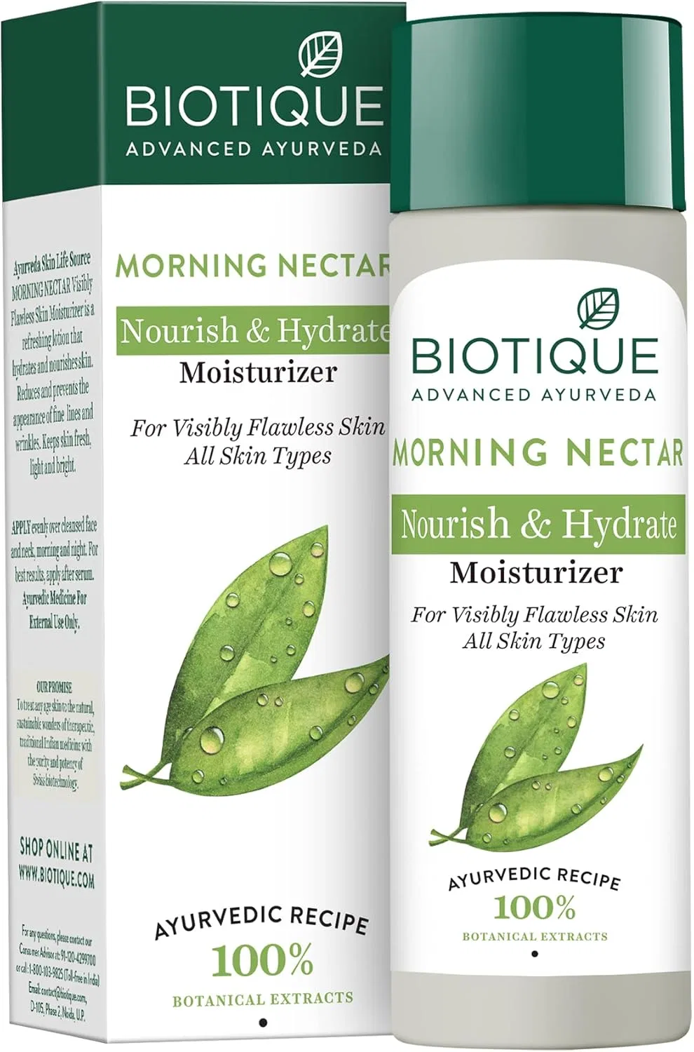 Крем для лица Biotique — Для лица увлажняющий Morning Nectar, 120 мл