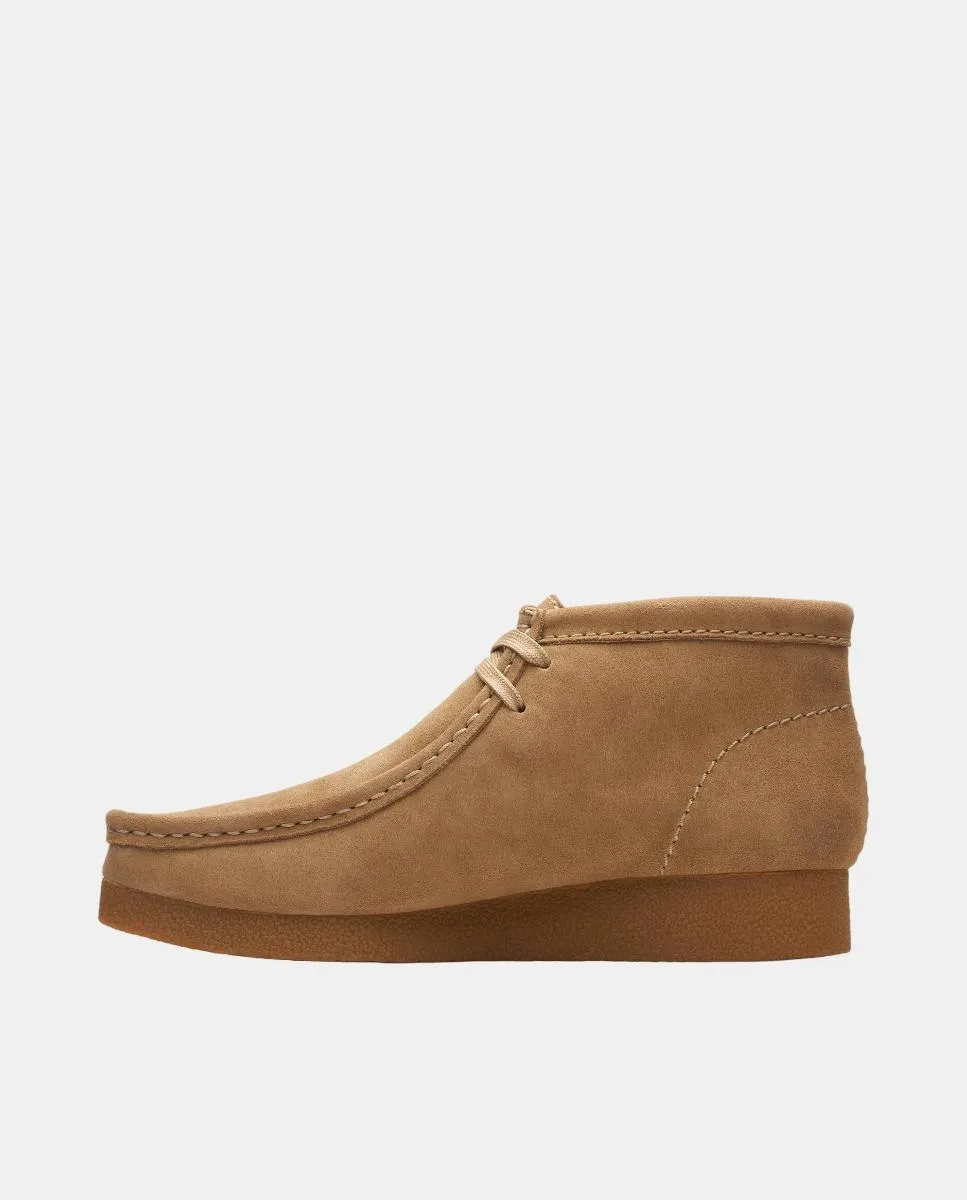 Ботинки WallabeeEVOBt из замши с резиновой подошвой Clarks, темно-коричневый — фото 3