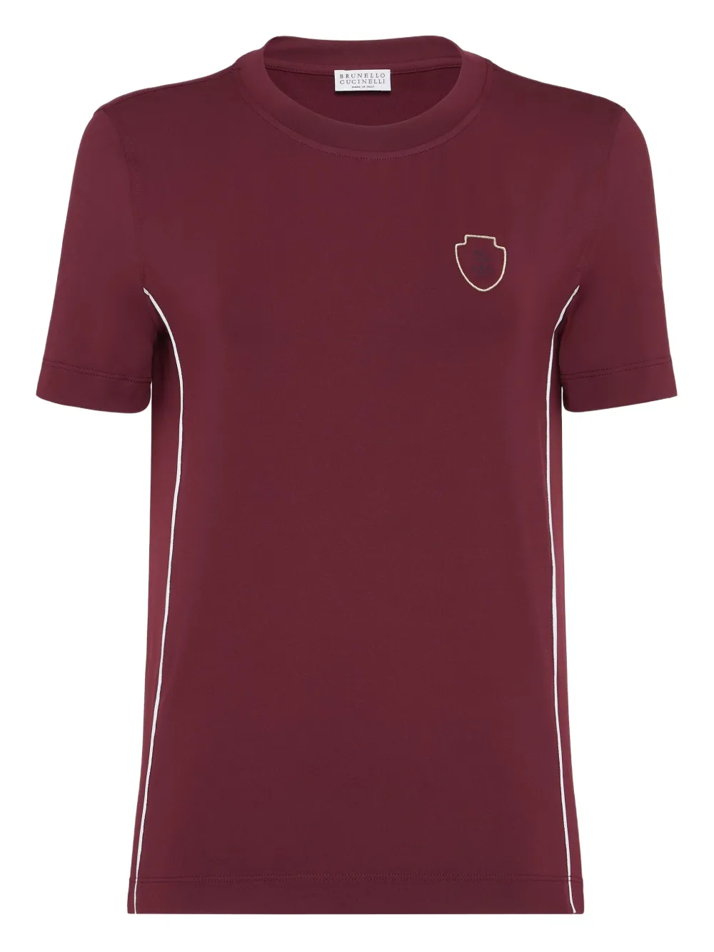 

Футболка с логотипом Brunello Cucinelli, красный