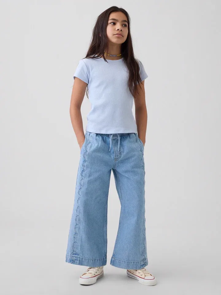 Джинсы comfort fit, GAP, светло-голубой