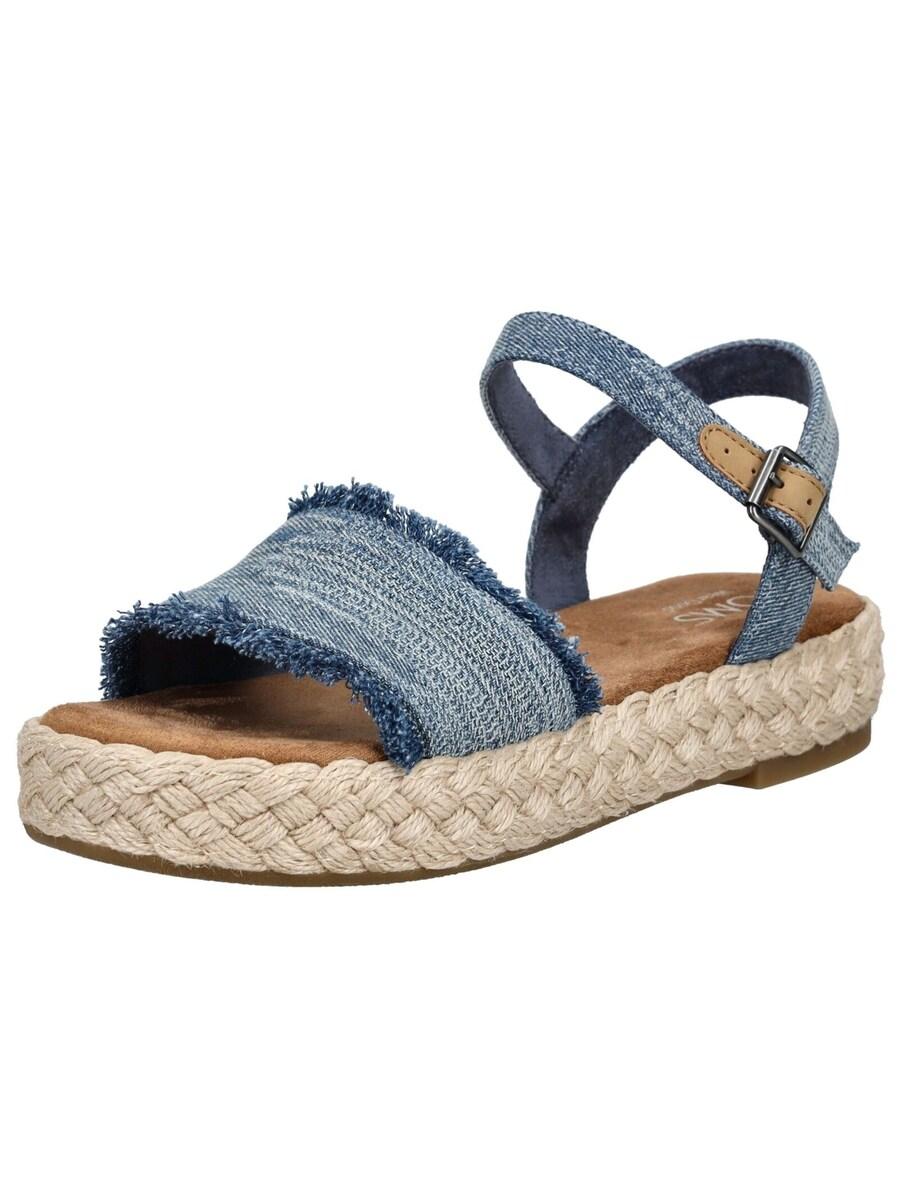 Босоножки на ремешках TOMS, синий