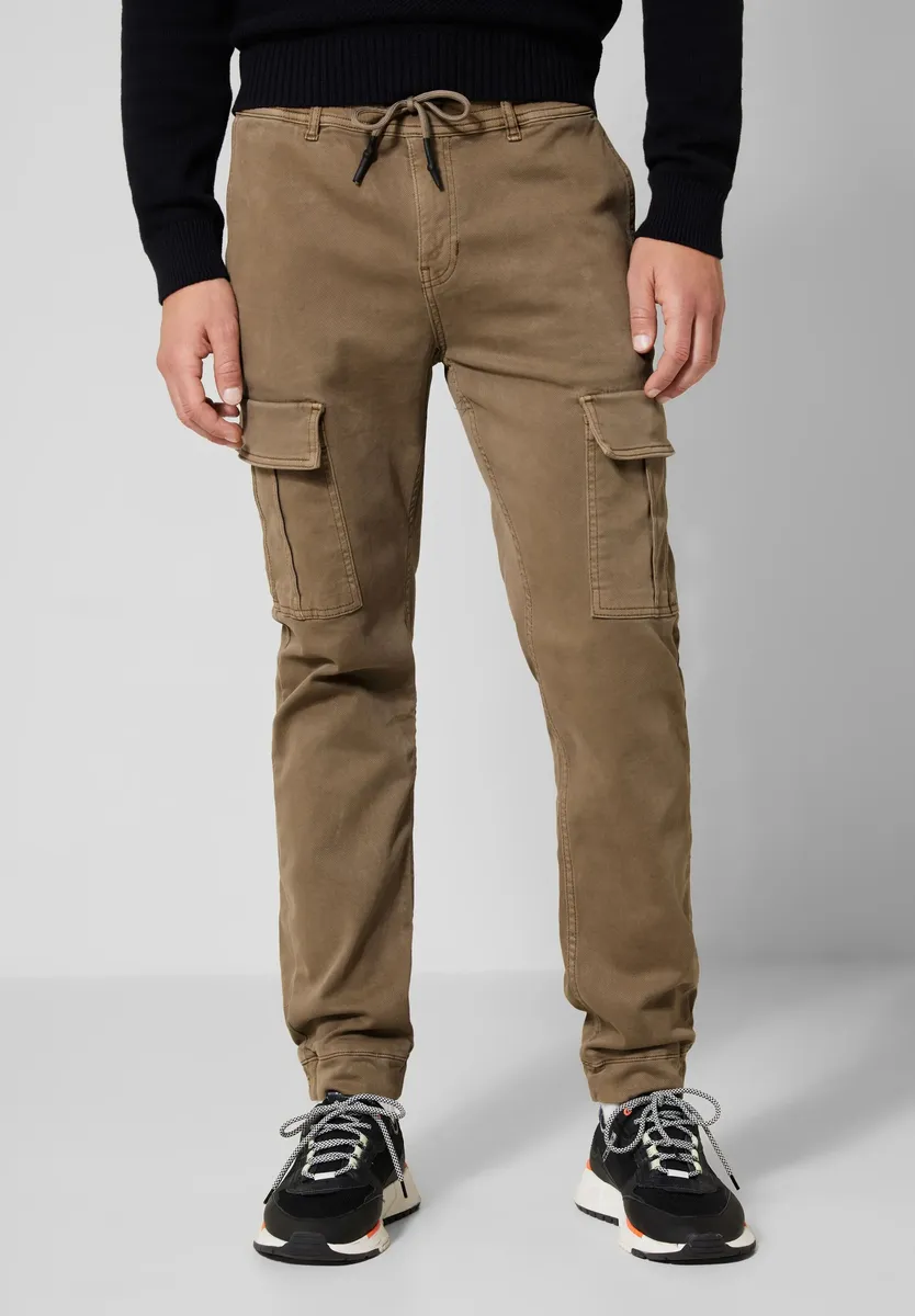 

STREET ONE МУЖСКИЕ брюки карго, с 4 карманами Street One Men, цвет Dune Brown