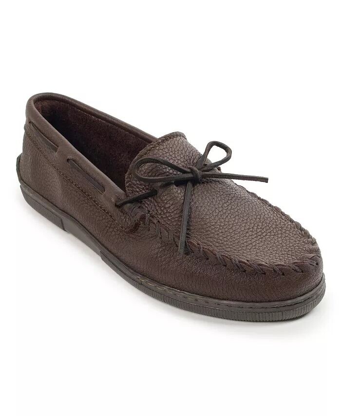 

Мужские классические мокасины из лосиной кожи Minnetonka, коричневый