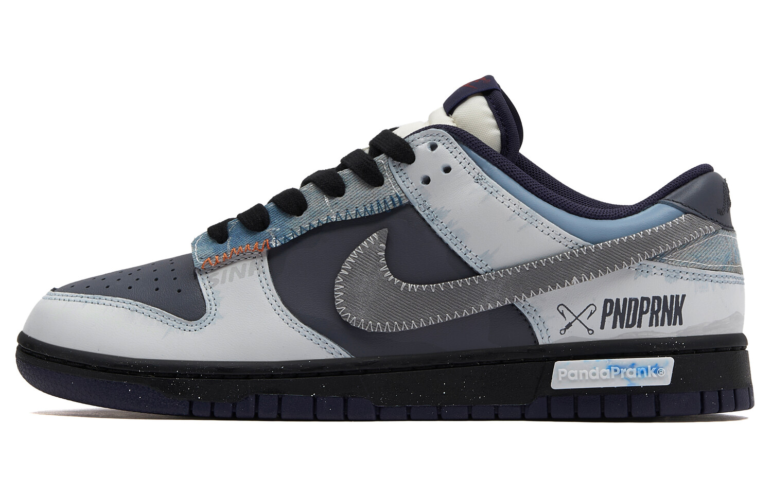 

Кроссовки для скейтбординга Dunk мужские с низким верхом белый/синий/серый Nike