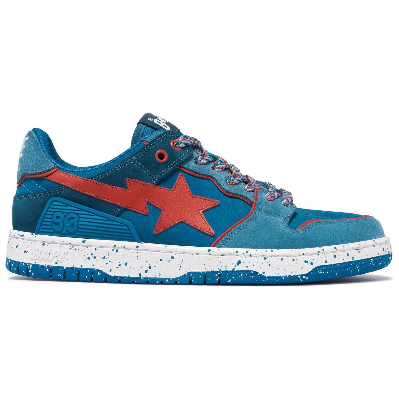 Кроссовки A BATHING APE SK8 Skateboarding Shoes Men Low-top, коричневый — фото 2