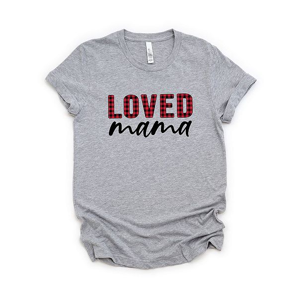 

Футболка с принтом Loved mama Simply Sage Market, Heather Grey