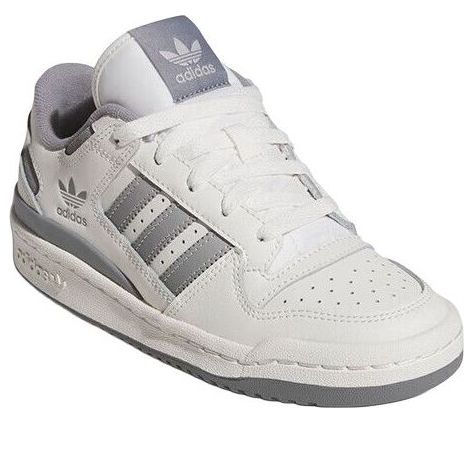 Кроссовки (GS) adidas Forum Low CL 'Cloud White Grey Three Grey Two', серый — фото 3