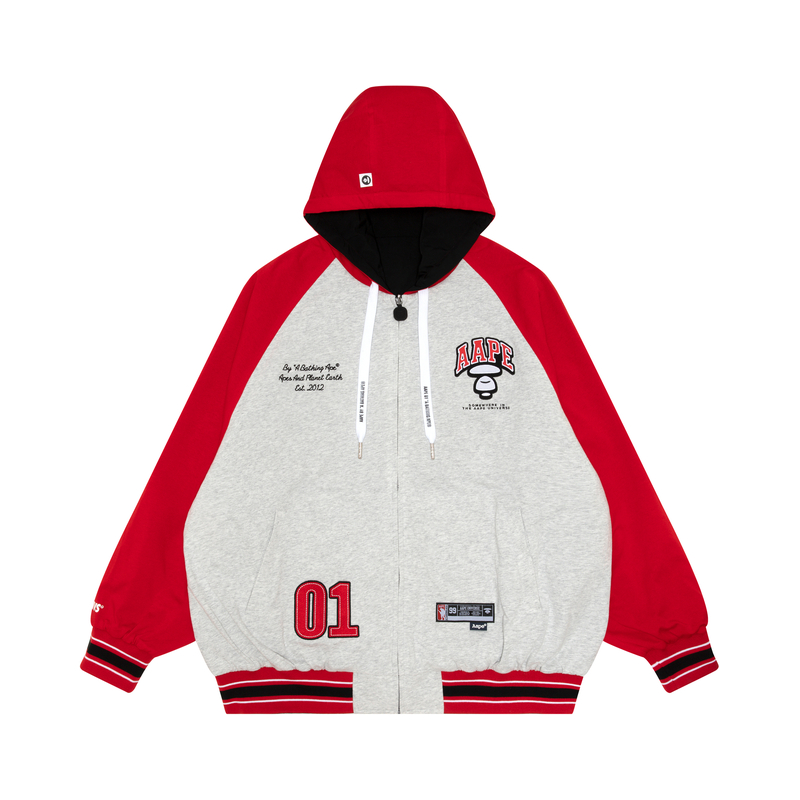 

A Bathing APE Reversible Patchwork Hoodie Aape, Navy Blue NYX