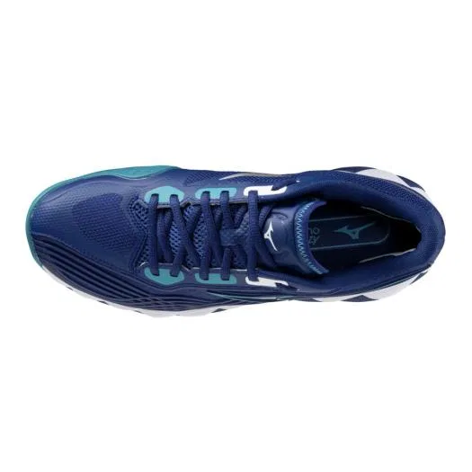 Теннисные кроссовки «Wave Enforce Tour 2 AC» от Mizuno, Blue X White — фото 4