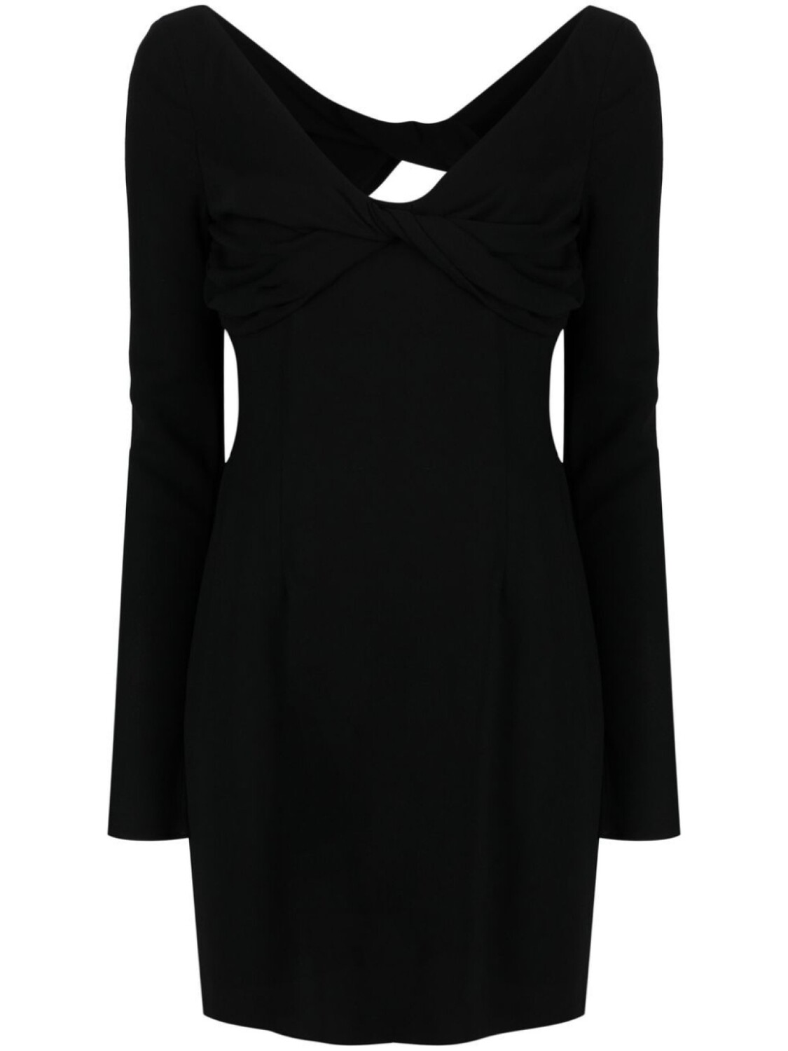 

Blumarine платье мини с открытой спиной, черный
