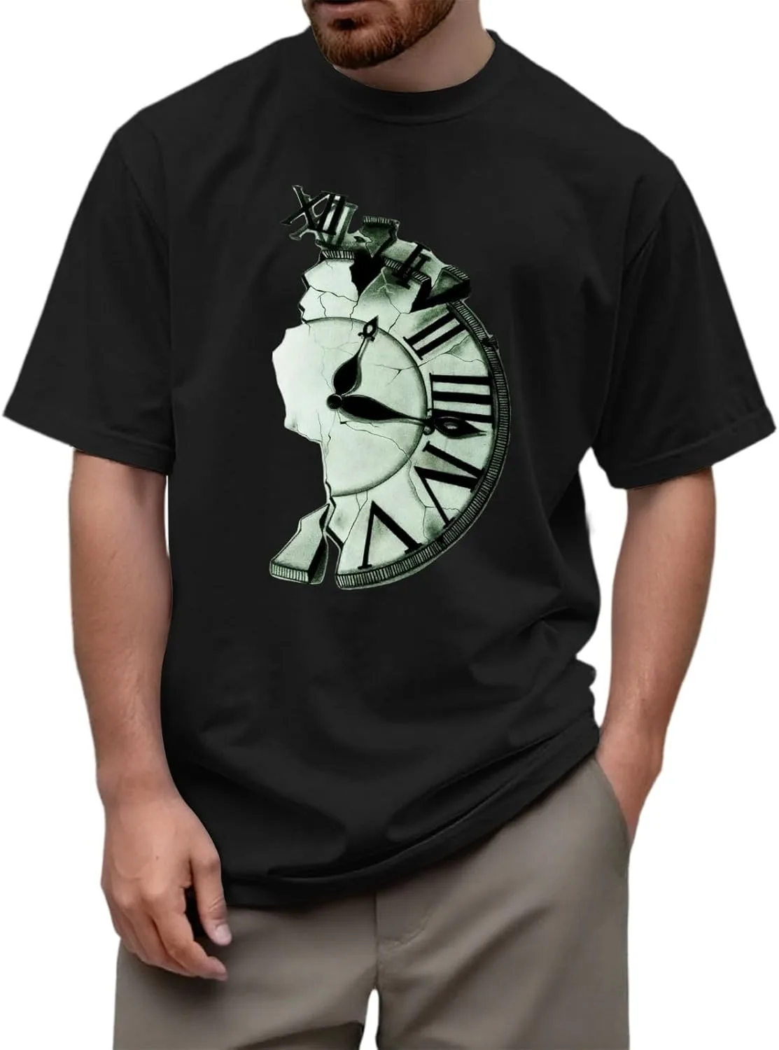 

Футболка FQZWONG с принтом, свободный крой