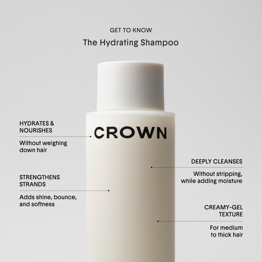 Мини-увлажняющий шампунь для сухих и поврежденных волос Crown Affair, 2.7 fl oz/82 mL — фото 4