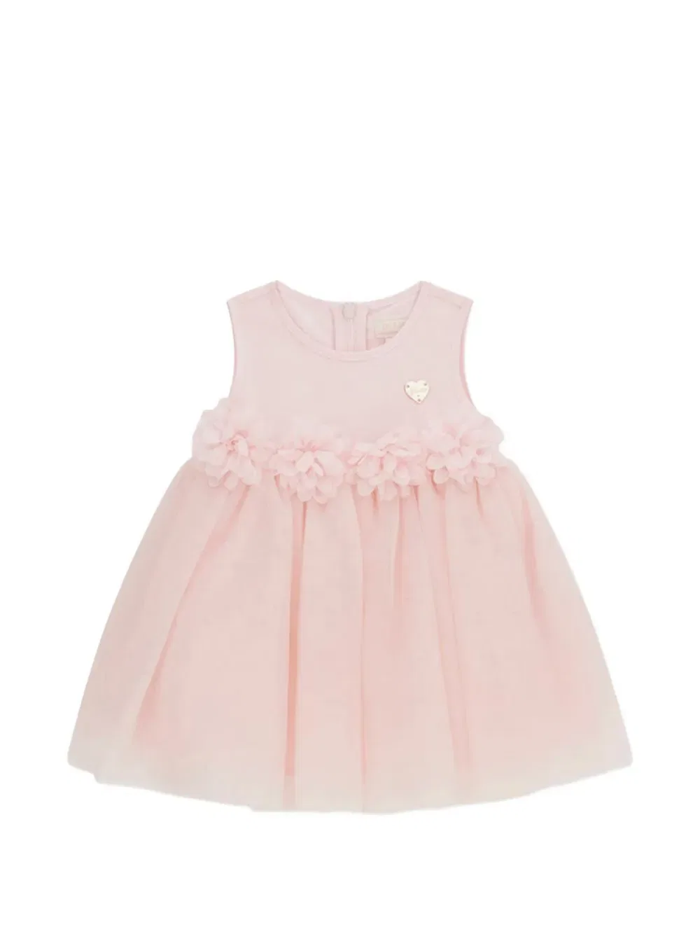 Платье с цветочной аппликацией Guess Kids, розовый — фото 2