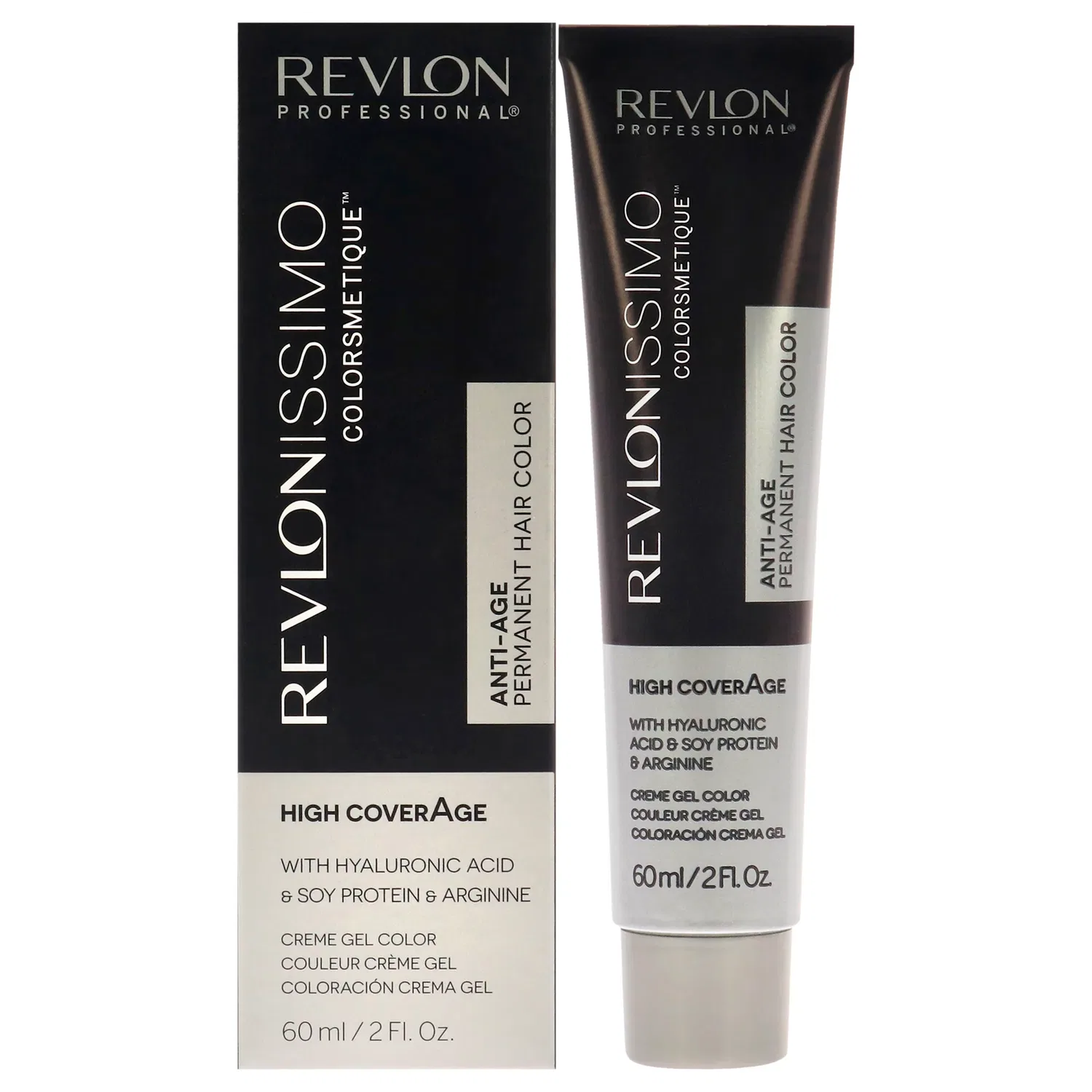 Краска для волос Revlonissimo Colorsmetique High Coverage - 6.42 Темно-жемчужно-каштановый блонд от Revlon, унисекс - 57 г