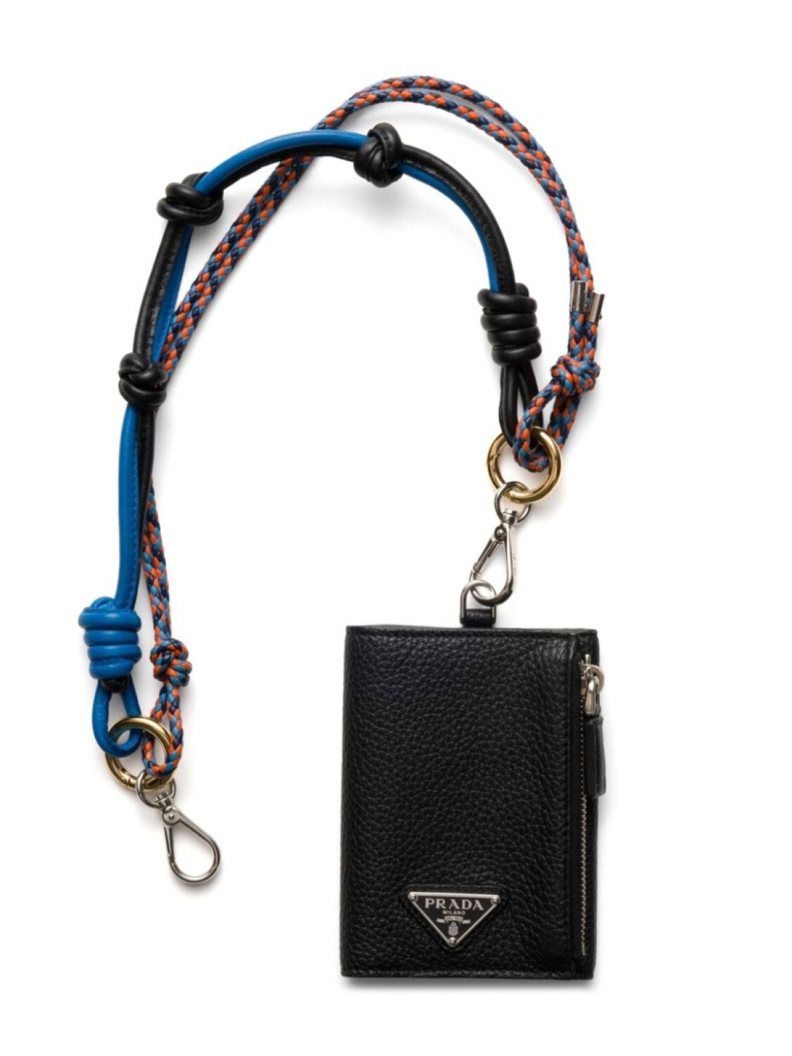 

Кошелек с логотипом Prada, черный