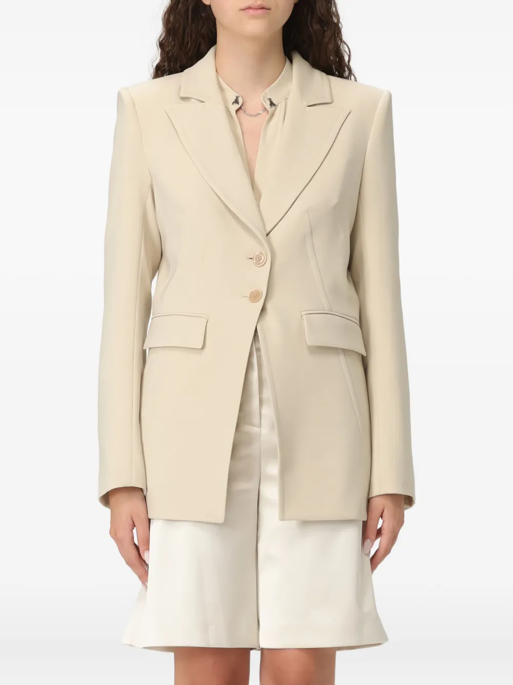 

Куртка с подбитыми плечами Patrizia Pepe, нейтральный