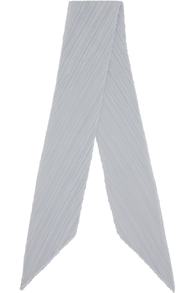 

Базовый шарф Pleats Please Issey Miyake, серый