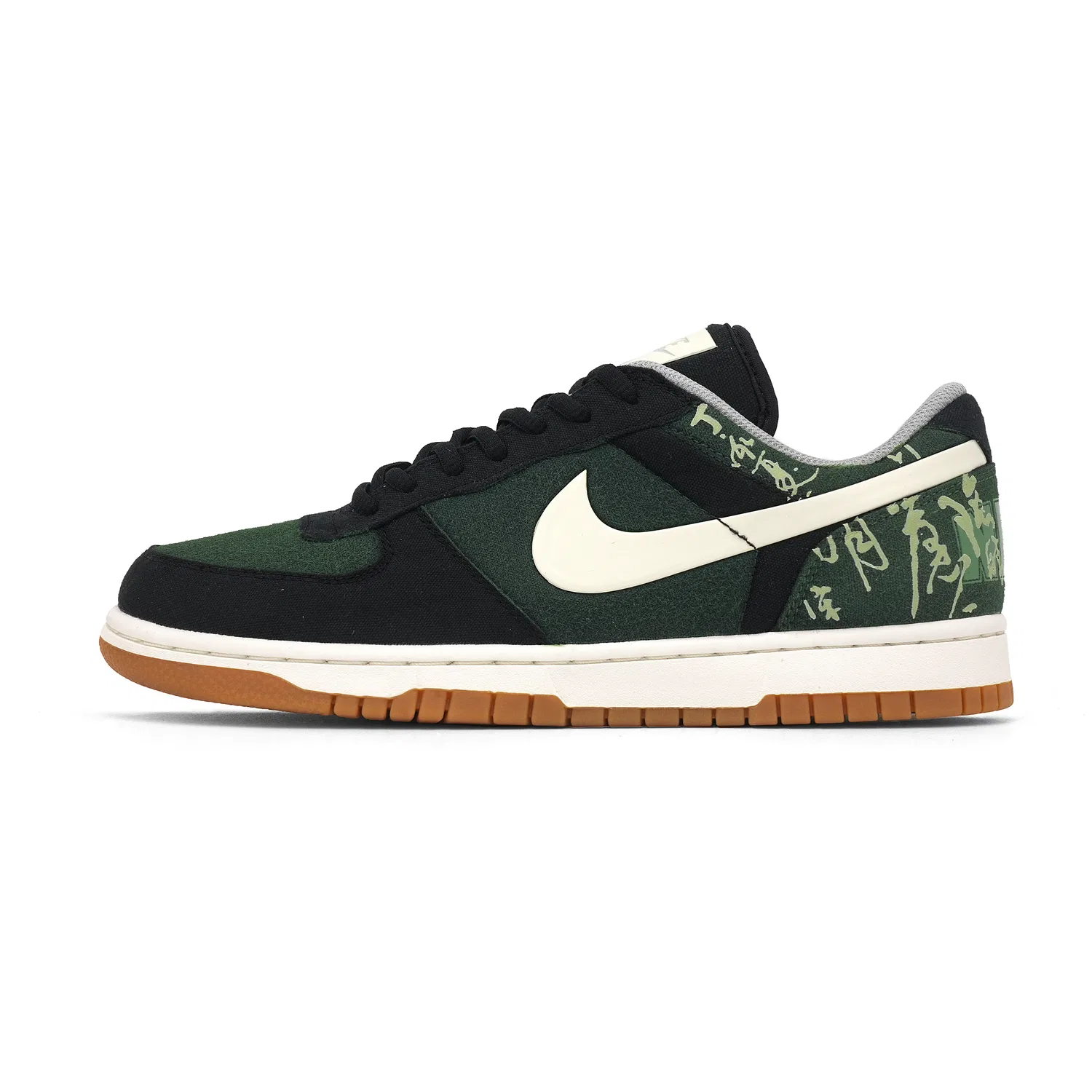 Кеды низкие Nike Big Low Lux Black Green