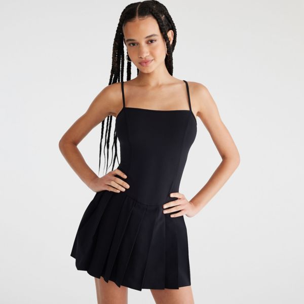

Платье плиссированное для юниоров Aeropostale, черный