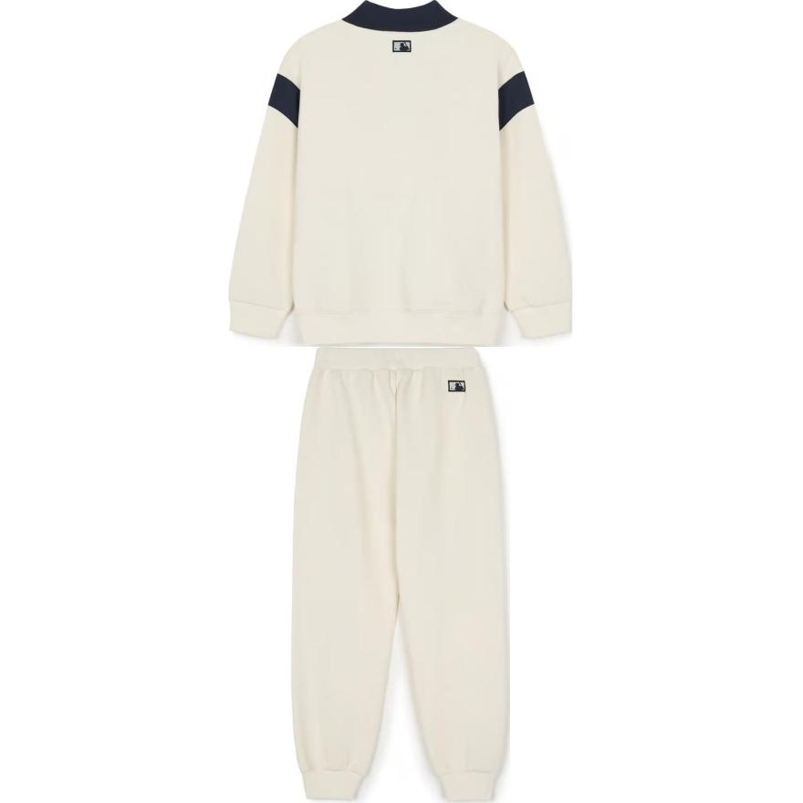 MLB KIDS Варсити кэжуал спортивная одежда dark cream детская — фото 4