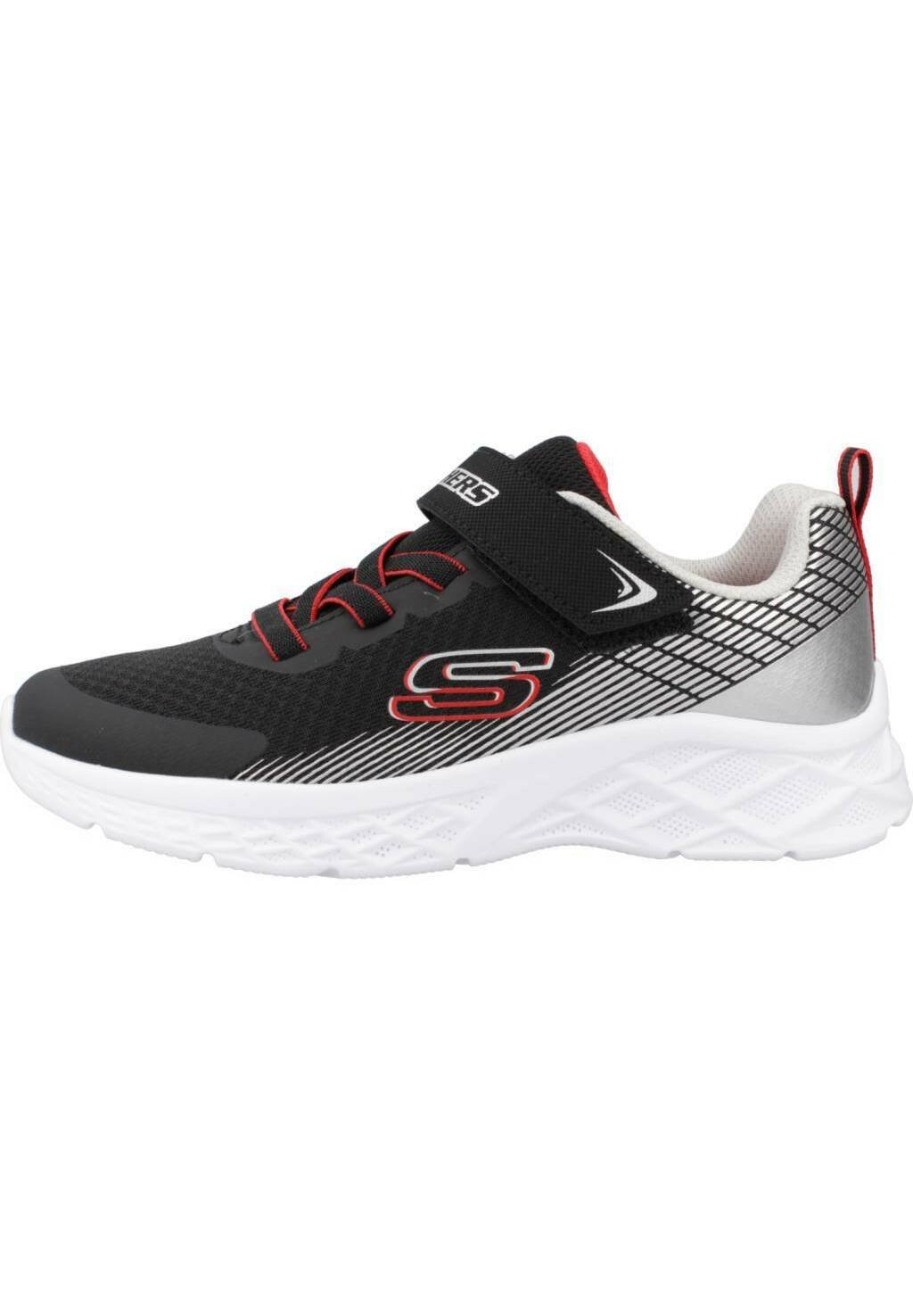 

Кроссовки низкие MICROSPEC II Skechers, цвет black silver coloured red